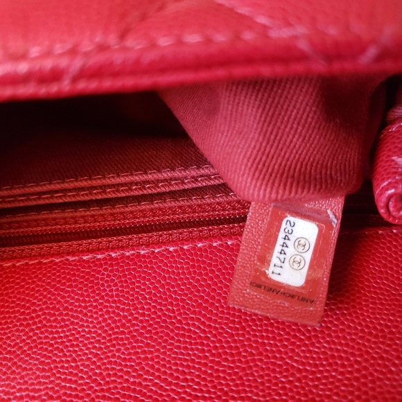 Chanel coco handle red caviar ruthenium hardware mini bag - Picture 14 of 14